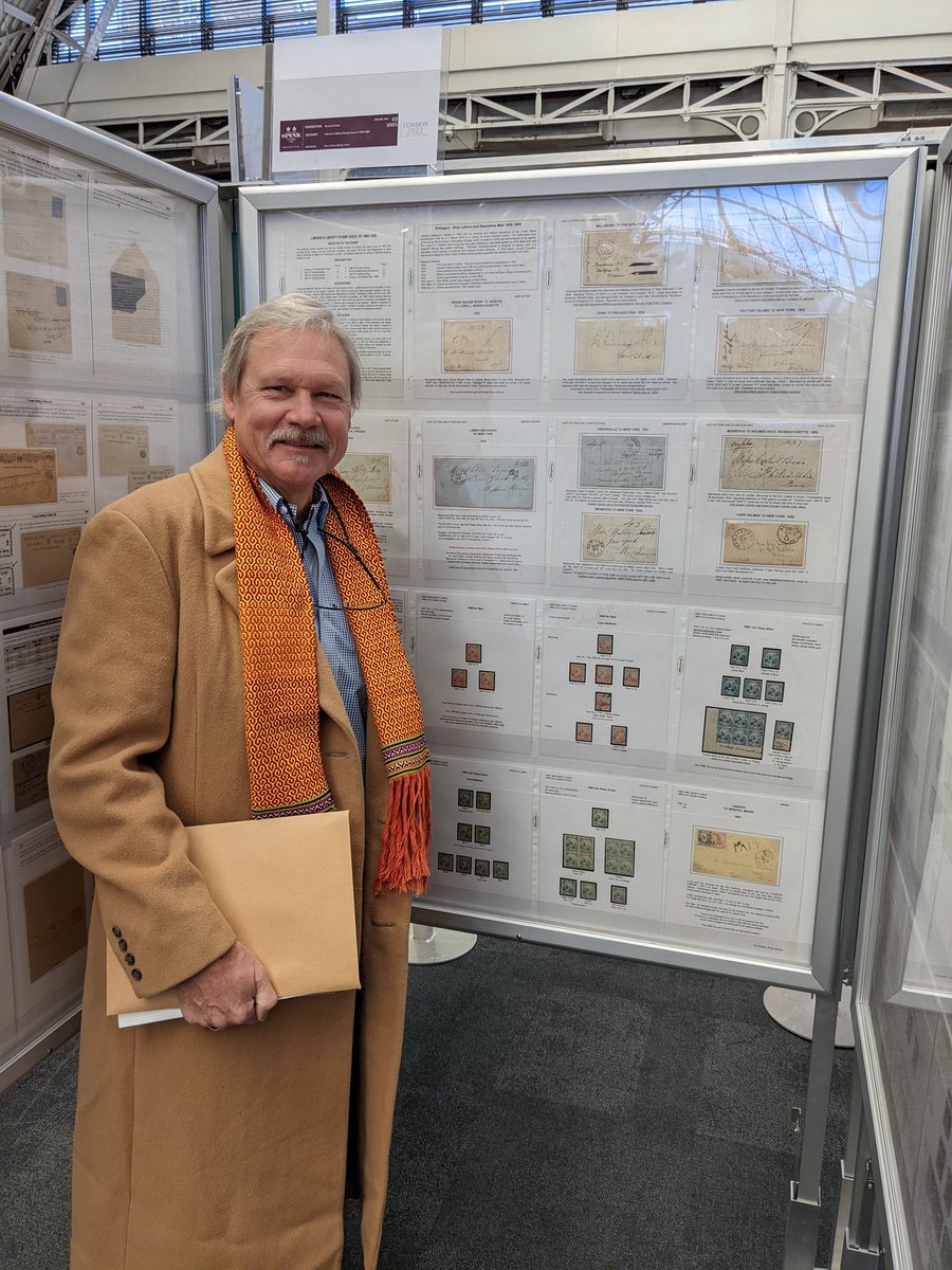 "L" is for #London2022 &amp; it is also for 'Labuan' and 'Liberia' two countries you don't see too much material from so I caught up with Jon Higgins and Bryant E Korn who exhibit on these two less common regions respectively and both awarded Gold. Thank you Jon &amp; Bryant! #philately