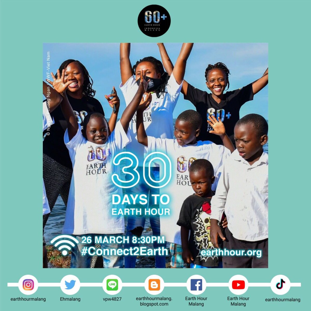 [30 Hari Menuju #EarthHour Day 2022]

Halo SobatEH, mari terus berpihak pada kelestarian Bumi, tunjukan semangat dengan aksi simbolik mematikan lampu pada 26 Maret 2022, pukul 20.30 waktu setempat.

#EarthHour2022 #EarthHour #IniAksiku #TentukanMasaDepanKita