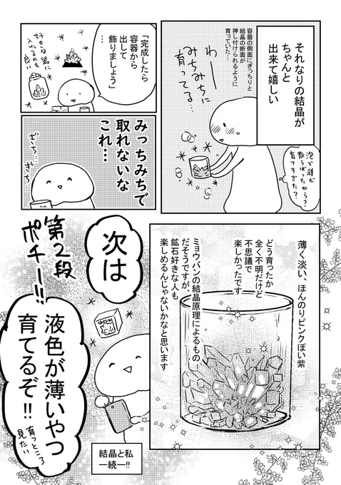 結晶育成日記③ 