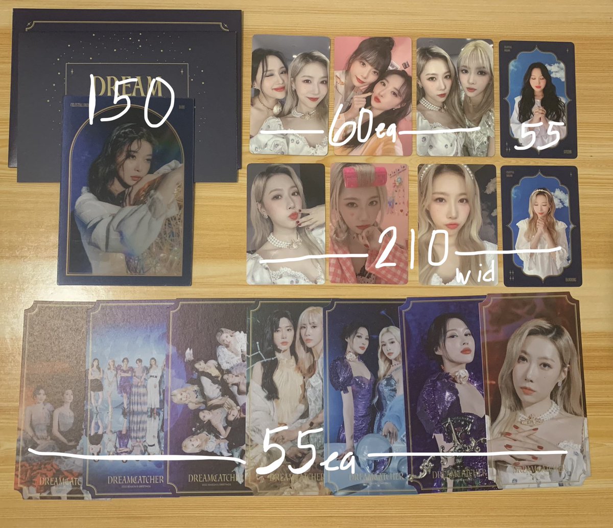 hasingji's tweet photo. wts lfb deukae ph

— dc season’s greetings 2022
- prices in pic
- not for sensitive buyers
- payo or 2 days

# jiu sua siyeon handong yoohyeon dami gahyeon celestial dreams sweet dreams https://t.co/y9JKTUmQBt