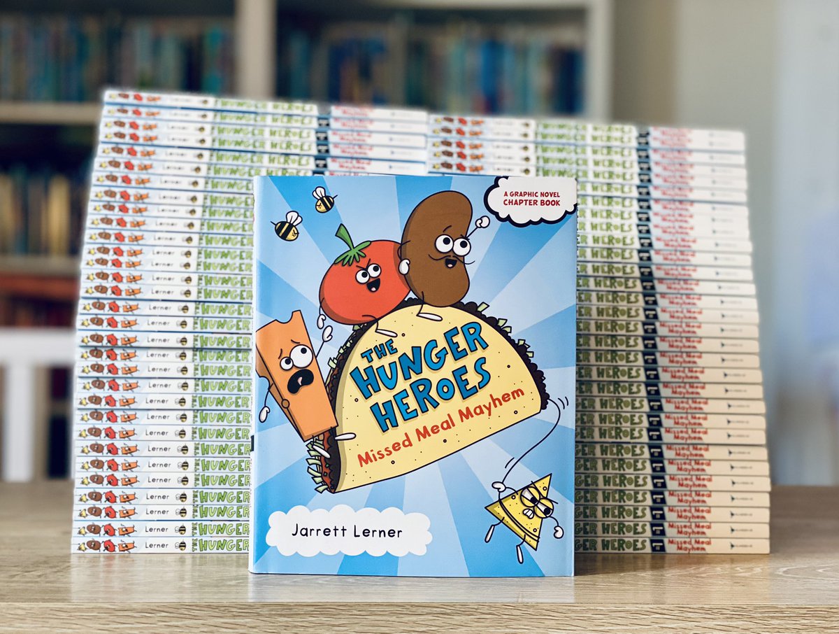 EDUCATORS and LIBRARIANS: I’m giving away 60 copies of my graphic novel chapter book, The Hunger Heroes: Missed Meal Mayhem, half here and half on Instagram.

To enter to win them here: RT this tweet + follow me!

Bonus entry: tag a pal who you think might like these books too!