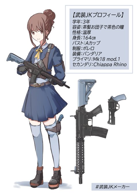 #今月描いた絵を晒そう
武装JKを描いて武装JKを描いてミコッテを描いて猫を描きました 