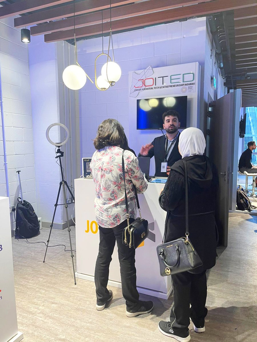 JoPACC's tweet photo. من مشاركة شركة جوباك في معرض JOITED للابتكار والتكنولوجيا والريادة في إكسبو 2020 دبي في الجناح الأردني، حيث تم استعراض الحلول المتطورة المرتكزة على تكنولوجيات حديثة من قبل عدة شركات أردنية  في مجالات مختلفة.
#JOITED https://t.co/qvZO6KMZE8