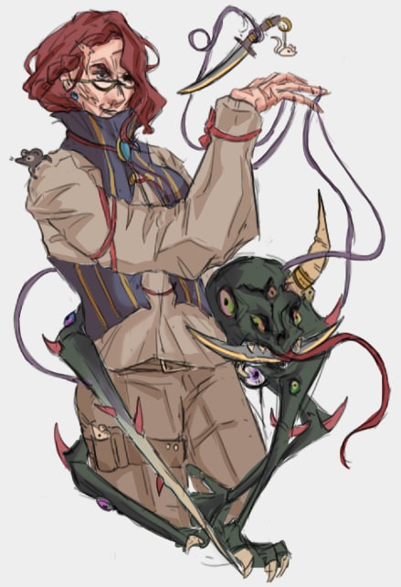 [Wip] Update of the skelly witch and her mice🐀

#oc #art #ArtistOnTwitter