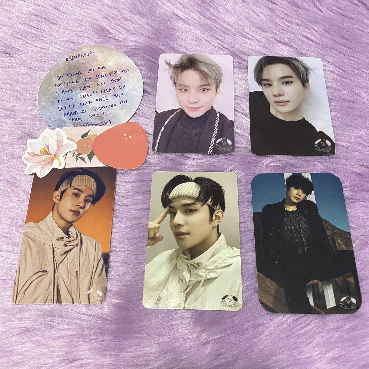 snoopeacheese's tweet photo. ˚✧₊⁎✉︎ʕ•̫͡•ʔ༄⁎⁺˳✧༚

〜 hi @renscart ✨ jungwoo pcs came home safely 🥺 thanks for letting me adopt him and for packing it securely~ qt din ng freebies 🤍

💌 #스피치_mail
🛒 #renproofs https://t.co/yp4IZpmTDc