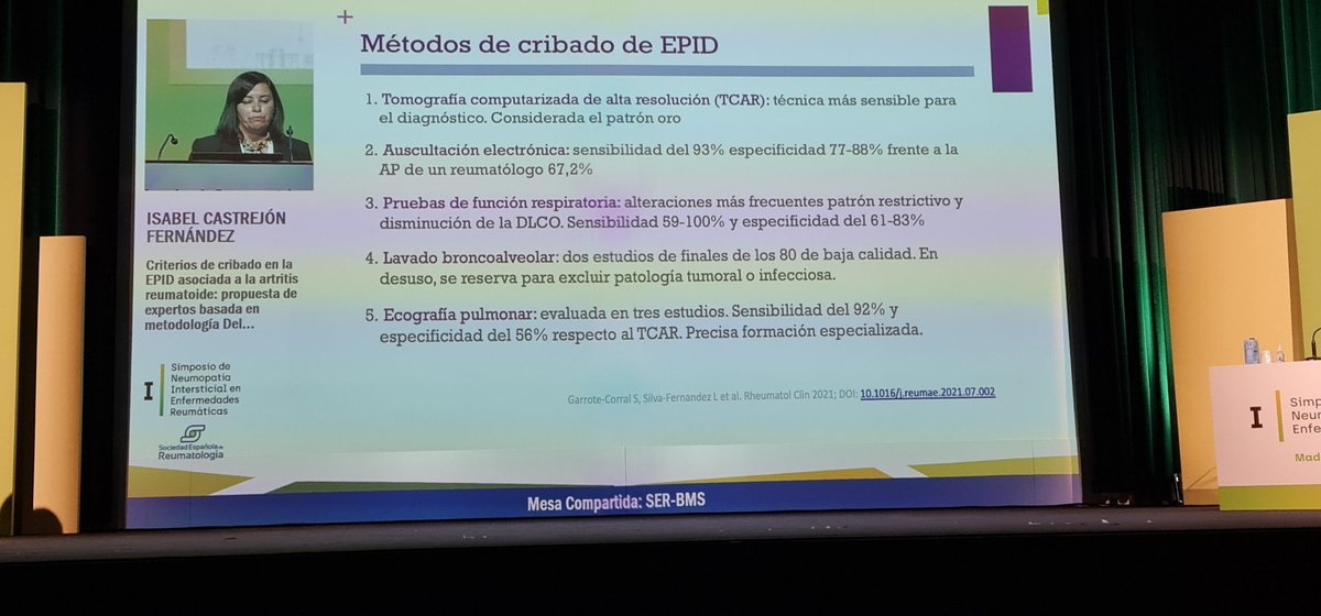 ry_susana's tweet photo. Recomendaciones de cribado de EPID, métodos de cribado y propuesta de algoritmo de cribado de EPID en A. Reumatoide. Cuando derivar en caso de EPID de etiología no filiada @CastrejonIsabel #neumoint22 https://t.co/l9zGSOhk6v