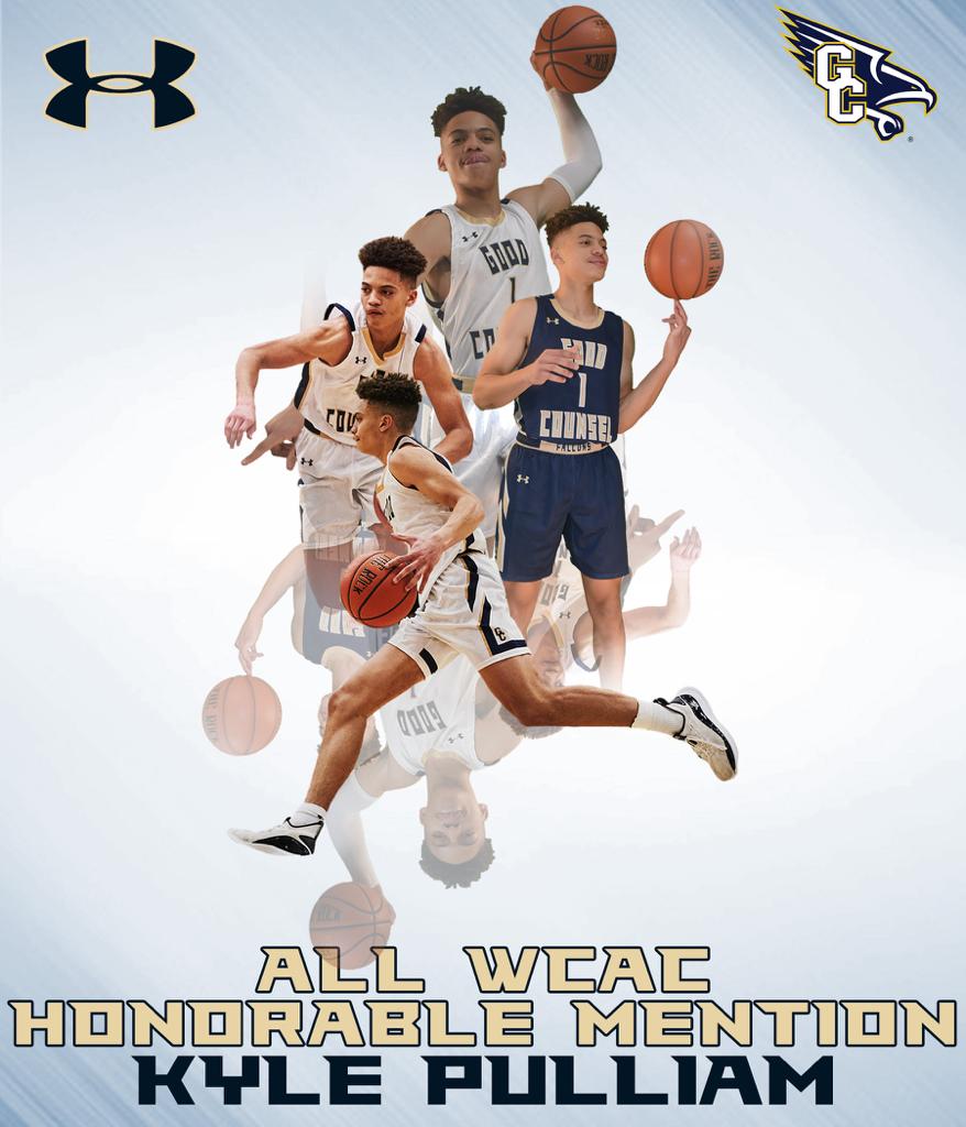 Good Counsel Basketball (@olgcbasketball) on Twitter photo Congratulations to <a href="/Kpulliam25/">Kyle</a> on being named Honorable Mention All-WCAC! #family #falconpride #hailfalcons 🦅 🏀 💪
<a href="/OLGCHS/">Good Counsel</a> <a href="/GCFalconsAD/">GC Athletics</a> <a href="/UAbasketball/">Under Armour Basketball</a> Congratulations to <a href="/Kpulliam25/">Kyle</a> on being named Honorable Mention All-WCAC! #family #falconpride #hailfalcons 🦅 🏀 💪
<a href="/OLGCHS/">Good Counsel</a> <a href="/GCFalconsAD/">GC Athletics</a> <a href="/UAbasketball/">Under Armour Basketball</a>