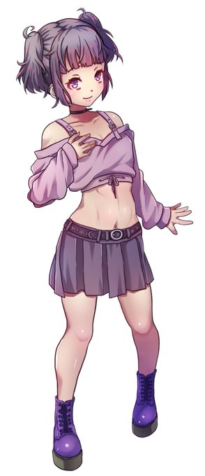 #慚愧の街 被害者少女永翁ヒカルの立ち絵を一から作り直しました!
前よりも可愛くなったと思います☺ 