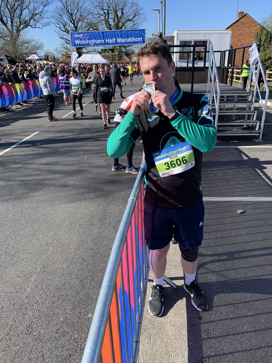 Mark Tisshaw (@mtisshaw) on Twitter photo First half marathon done <a href="/wokingham_half/">Wokingham Half Marathon</a>! Dropped under the 2hr mark I was aiming for with 1hr 53m 26s. But more importantly have raised close to £1300 for <a href="/CR_UK/">Cancer Research UK</a> - thank you so very much to everyone who donated and if you’d like to still do so… justgiving.com/fundraising/ma… First half marathon done <a href="/wokingham_half/">Wokingham Half Marathon</a>! Dropped under the 2hr mark I was aiming for with 1hr 53m 26s. But more importantly have raised close to £1300 for <a href="/CR_UK/">Cancer Research UK</a> - thank you so very much to everyone who donated and if you’d like to still do so… justgiving.com/fundraising/ma…