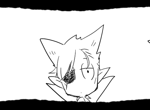 わー反転ドルタ可愛く描けたー!こういうのなら下書き無しですぐ描けるのにね… 