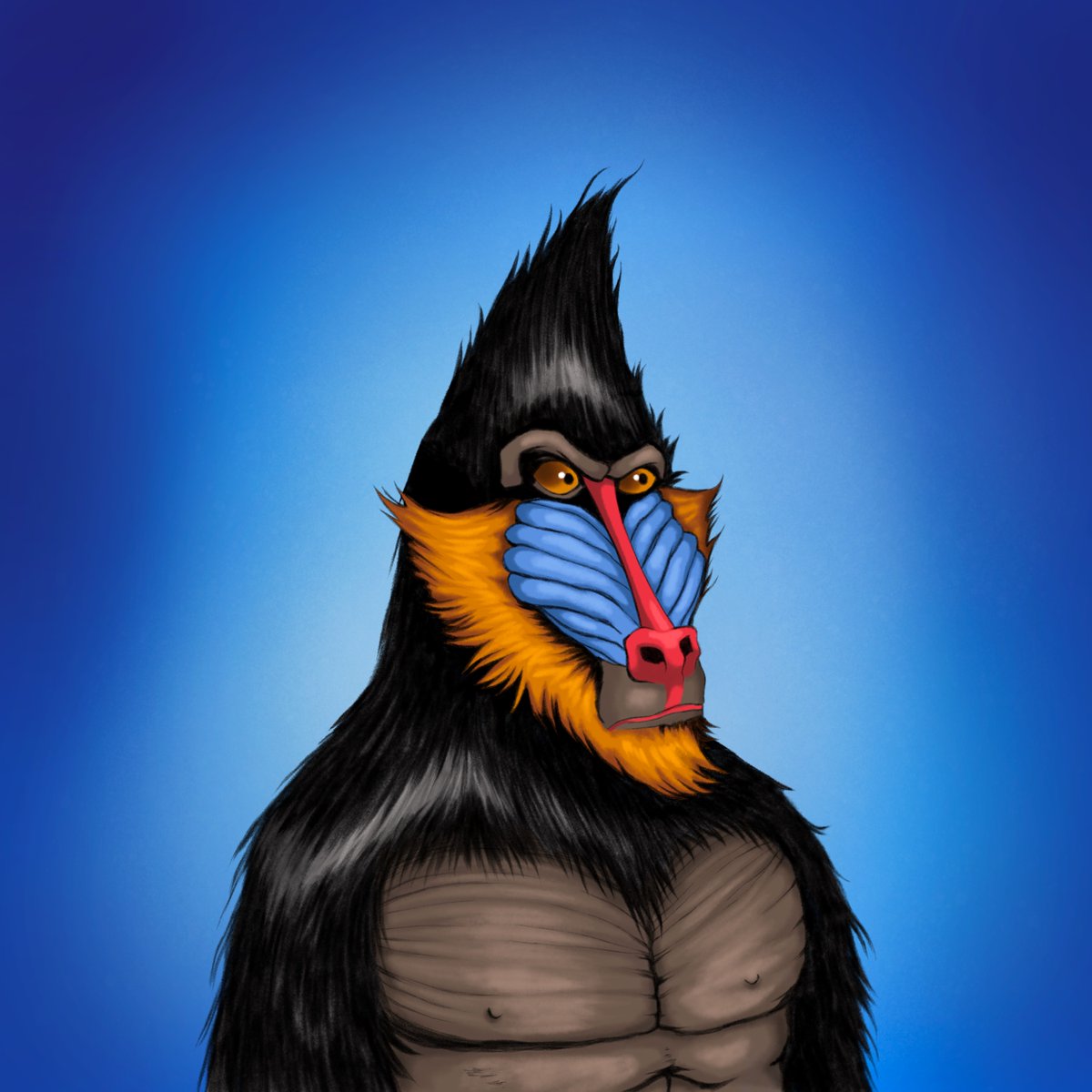 fournyani's tweet photo. As we have promised, we show you the first sneak-peek. A Nyani always honors his word.  💪
#NFTCollection #SolanaNFTs #digitalart #NFTCommmunity #Solana. https://t.co/ZW34cz3Wvg