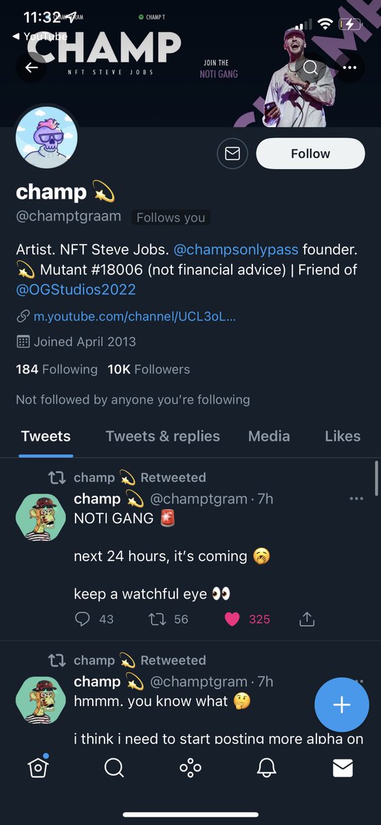 gm ☕️

this guy is scamming people while impersonating me under the guise of “raising money for ukraine” 🖕🏻

PLEASE REPORT THIS HUMAN TRASH <a href="/champtgraam/">champ 💫</a> 

I WILL NEVER. ASK YOU. FOR MONEY. 🫂