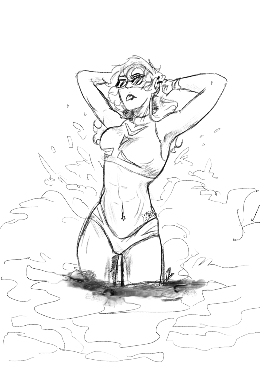 ZamyRose22's tweet photo. Andamos hot😈🔥
#konel #connerkent #femkonel #superboy #femconnerkent #bottomkon #sketch https://t.co/8Hd0QVeL3z