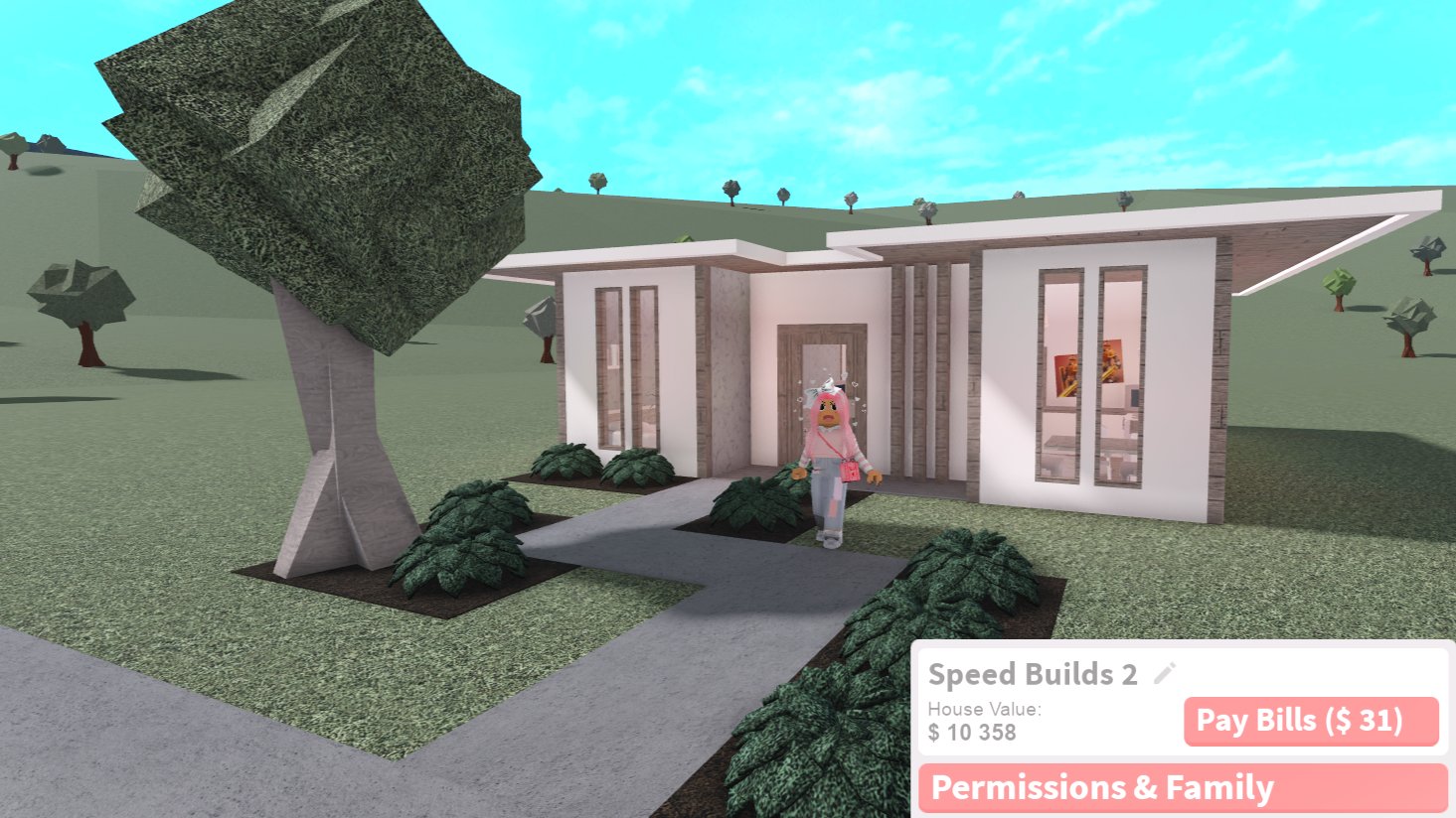 Modern Roblox Bloxburg One Story Homes Welcome To Bloxburg Roblox