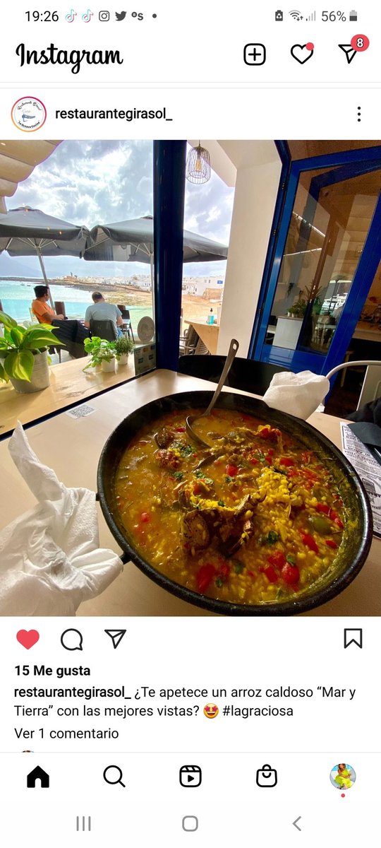 evitabeachsuite's tweet photo. Te apetece un arroz caldoso? Restaurante Girasol en la Graciosa. https://t.co/DSW7xOxTe0