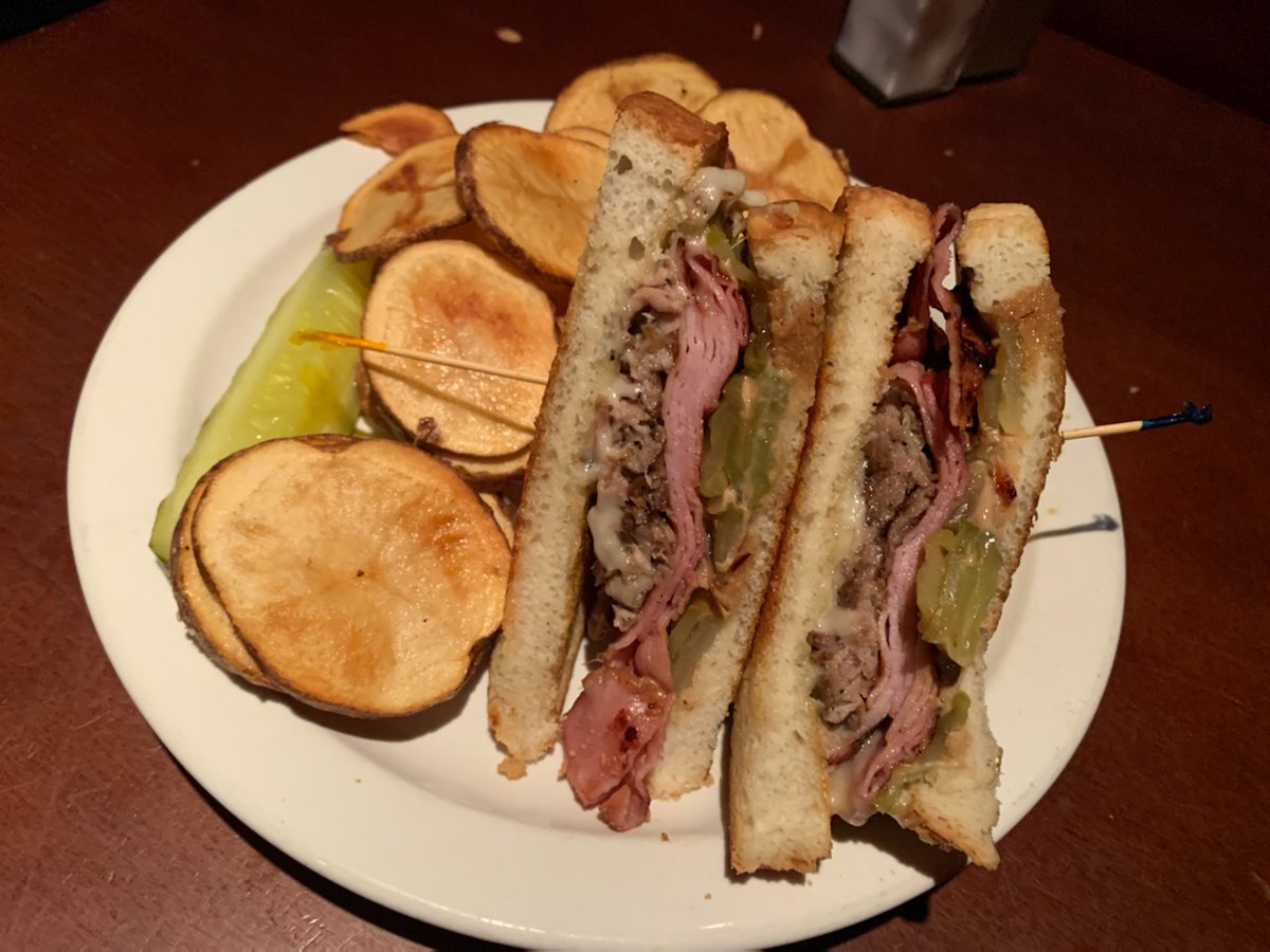 pressgrill's tweet photo. NY STRIP + CUBAN SANDWICH are the specials, and are really where the best opportunity resides for good eats over here today. Dine in from lunch UNTIL 12 AM, or you can call 298-1014 and take home CARRYOUT W/ ADULT BEVS..! https://t.co/ReursA7DO8