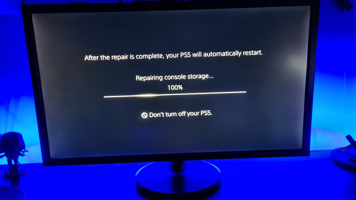 KillRBlue's tweet photo. This error occurred after attempting to launch a game after watching YouTube/Netflix. The PS5 crashes and turns itself off and won't turn back on until after a few seconds have gone. This has happened to me twice now.
Unacceptable #PlayStation
@AskPlayStation
#ps5problem https://t.co/oCYL8zfZFj