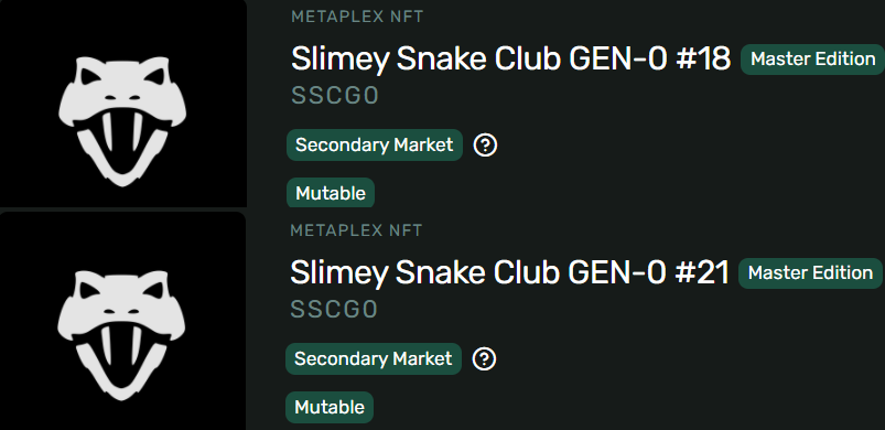 I bought in presale 2 @SlimeySnakeClub and now all I have to do is wait for the reveal⏱️
I hope to find a legendary🐍
Wish me luck🤞