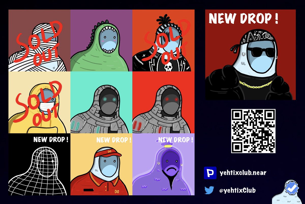 ✨New drop for YEHTIx 2nd phase 

dropped on <a href="/ParasHQ/">Paras 🟩🟧</a> 

👉🏻 paras.id/yehtixclub.nea…

#nftcollector #NFTCollection #NFTcollectible #nftcollectorclub  #NFTcollectables #NFTTHAILAND #NFTdrops #NFTThaicommunity #NFTthaiartist #NFTs #NFTCommunity #NFTCollection