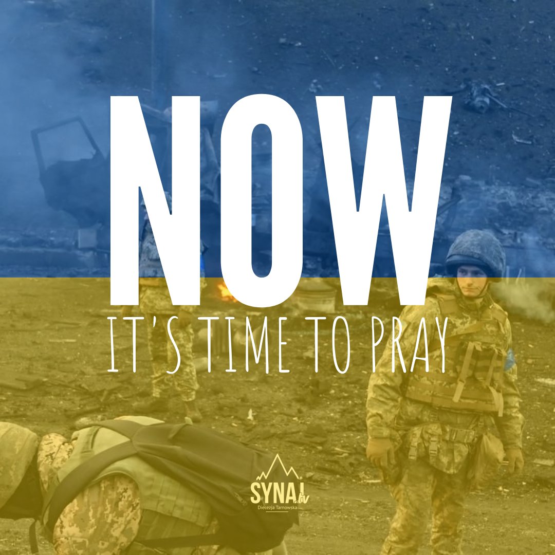 SynajTV's tweet image. W kolejnym #prayNOW🙏🏼 pamiętamy o broniącej się przed rosyjską agresją Ukrainie🇺🇦 i o jej dzielnych obywatelach.

Do modlitwy o pokój wzywa nie tylko papież Franciszek, ale także prawosławni duchowni z Ukrainy i tysiące osób na całym świecie [cz.1]