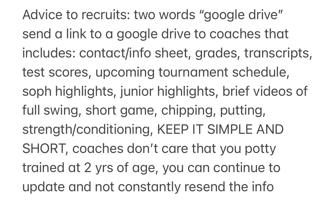 You’re welcome CollegGolfCamps.com