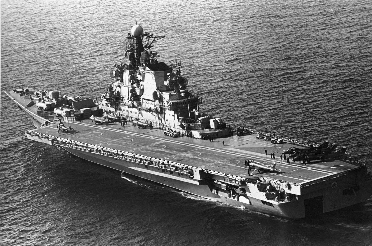 Soviet naval legacy is a curse of Russian military. USSR could afford ocean fleets with carrier strike group. Russia can't. But abandoning Soviet ambitions would require suppressing their own hubris (impossible). So they strive to maintain it. Ergo: they can't and won't land-max