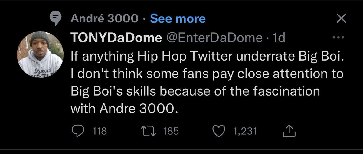 amosisreal's tweet photo. Twitter algo even in on it. https://t.co/dgNvAO2jkm