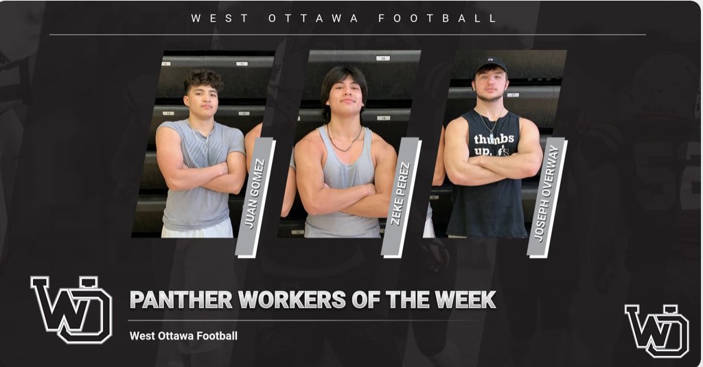 Panther workers of the week. Lots of great work being done and lots of great competition. #GoWO #WAWG #PayTheRent