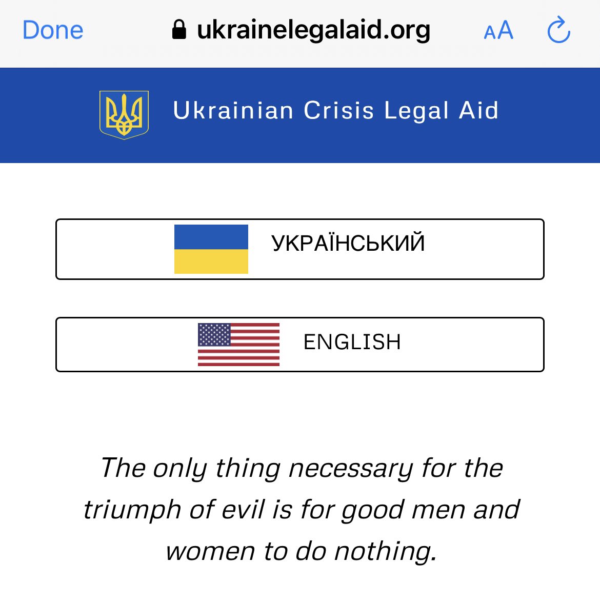 This website is for #Ukraine #refugees who have fled to other countries seeking asylum and other legal assistance. Law firms are setting up a database of volunteer attorneys in many countries willing to help. Lawyers can also sign up! #StandWithUkraine ukrainelegalaid.org/#/