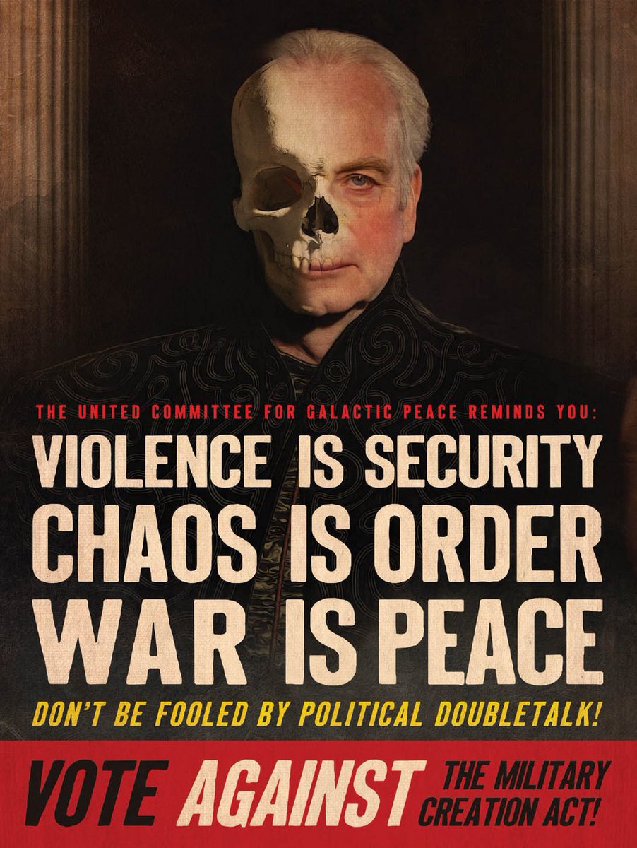TheLoreMasterYT's tweet photo. Some propaganda used during the Clone Wars from both sides from "Star Wars Propaganda: A History of Persuasive Art in the Galaxy".

Always love seeing in-universe stuff like this. https://t.co/izNTuQYzL8