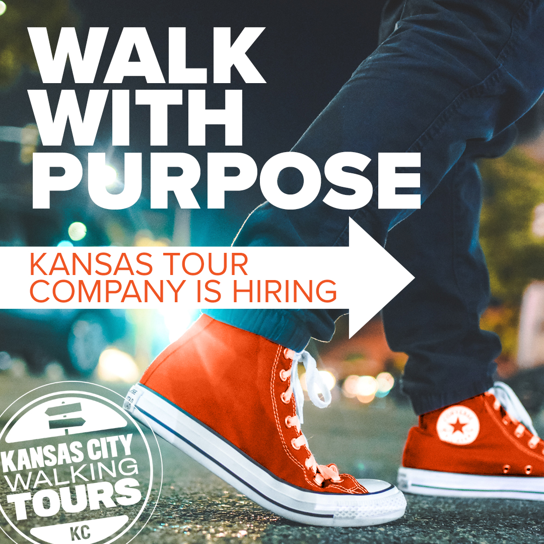 We are growing! 😀 Join our Tour Team with a fun side gig to share local history or local foodie finds. Share your #KansasCity passion and meet wonderful new people #nowhiring #tourguide #sidegig #kcmo