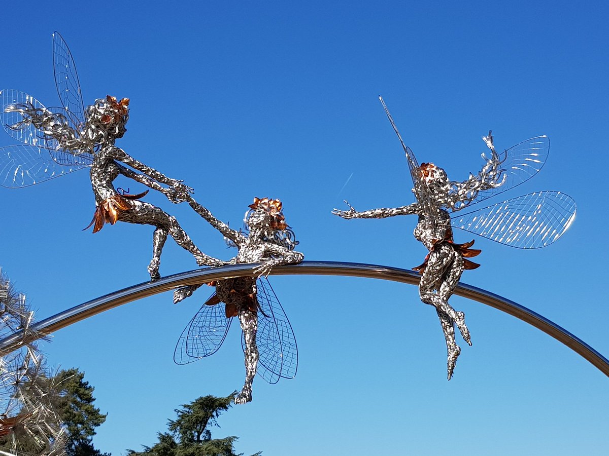 kendie's tweet photo. There is a new fairy installation at Trentham Gardens called Fledglings so lots of photos. #TrenthamEstate #trenthamgardens #fairies #Fantasywire #fledglings https://t.co/Y11oLkYhWg