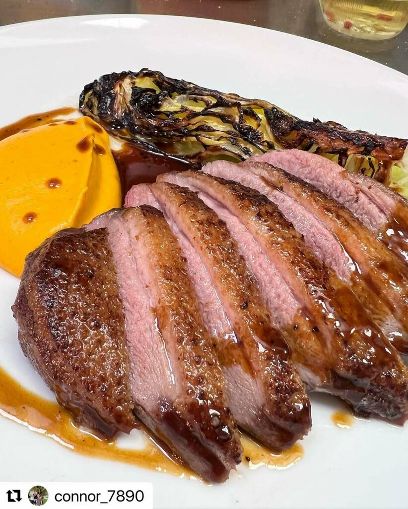 We teach restraint flavour and produce is everything DUCK/ CABBAGE/ CARROT/ when simple is not always easy <a href="/connor_7890/">Connor Johnston</a> @deanesmeatlocker @eatatdeanes #Repost <a href="/connor_7890/">Connor Johnston</a> with <a href="/make_repost/">Repost for Instagram</a>
・・・
Another sell out duck special from last night. Thornhill… instagr.am/p/Cae7NkXAL7R/