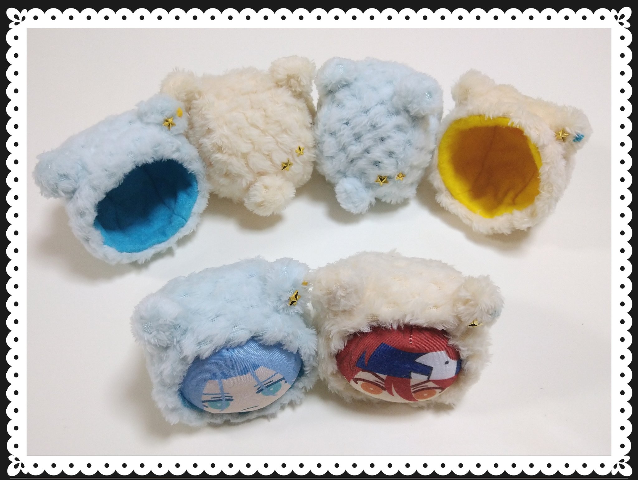 寝そべり①／オーダー制作 ハンドメイド おまんじゅうにぎにぎマスコット 着ぐるみ 2b344e3873043e3346f99bbf40024d