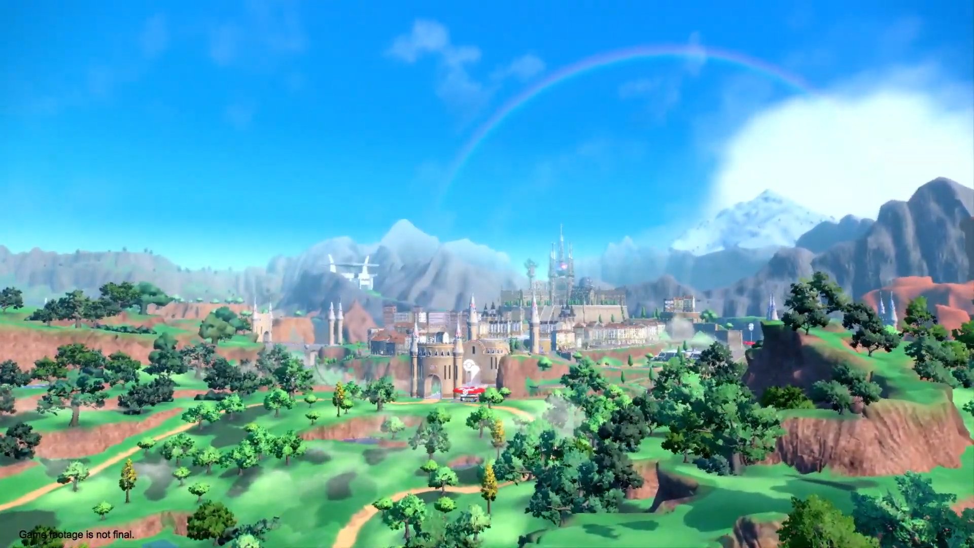 A screenshot showing the new region in Pokémon Scarlet & Violet 