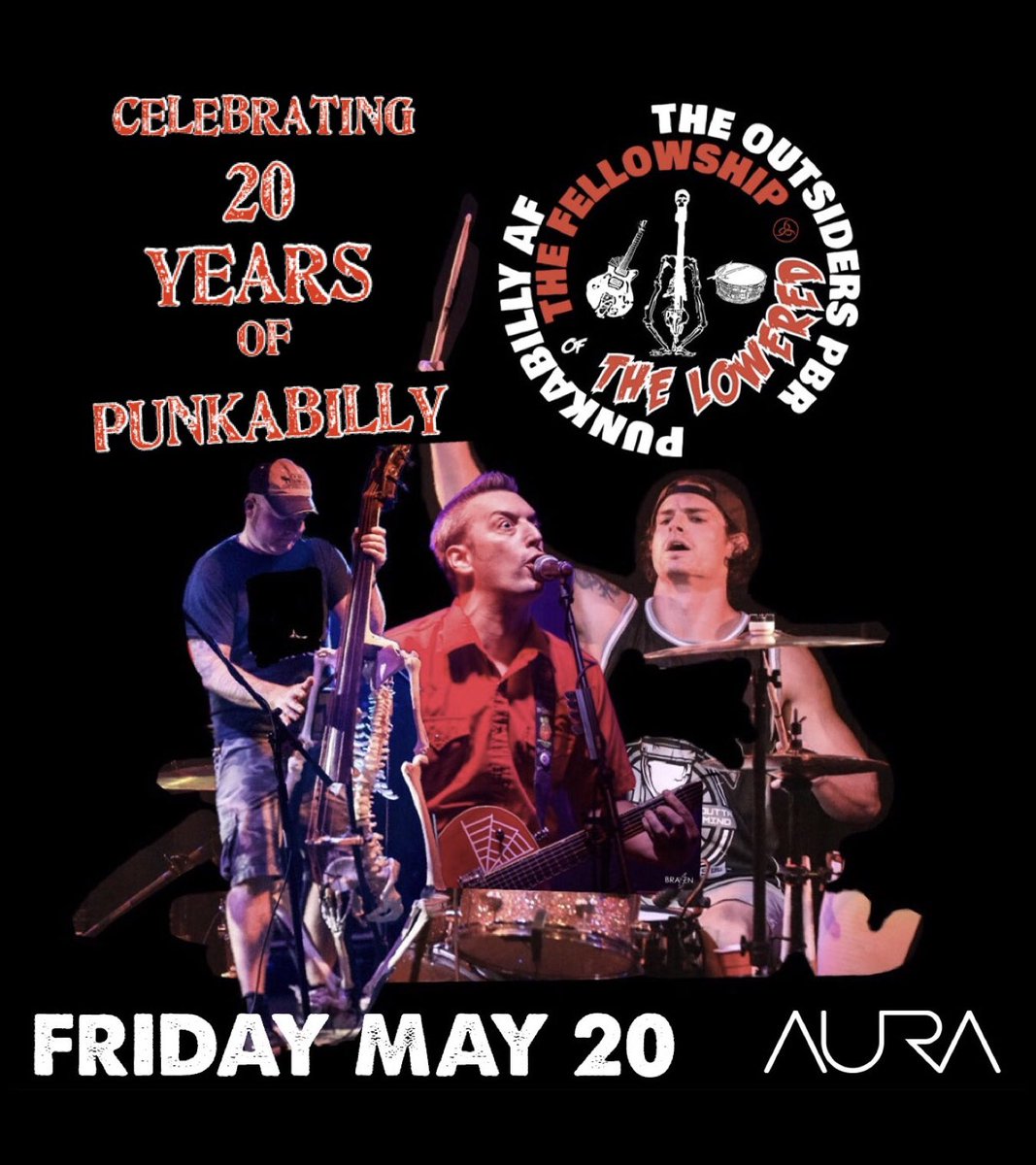 theoutsiderspbr's tweet photo. 💀20 Years And counting🙏🏻
Catch us-
Friday May 20 at @AuraMaine 
w/@KoffinKats and @revhortonheat https://t.co/VW1kxMPx2C