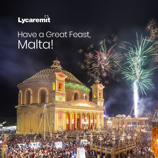 lycaremit's tweet photo. Have a Great Feast to our malta customers #sendmoney #greatfeast #greatfeast2022 #greatfeastday #sendmoneytomalta #moneytransferapp #lycaremit https://t.co/f5sl6NQLlr