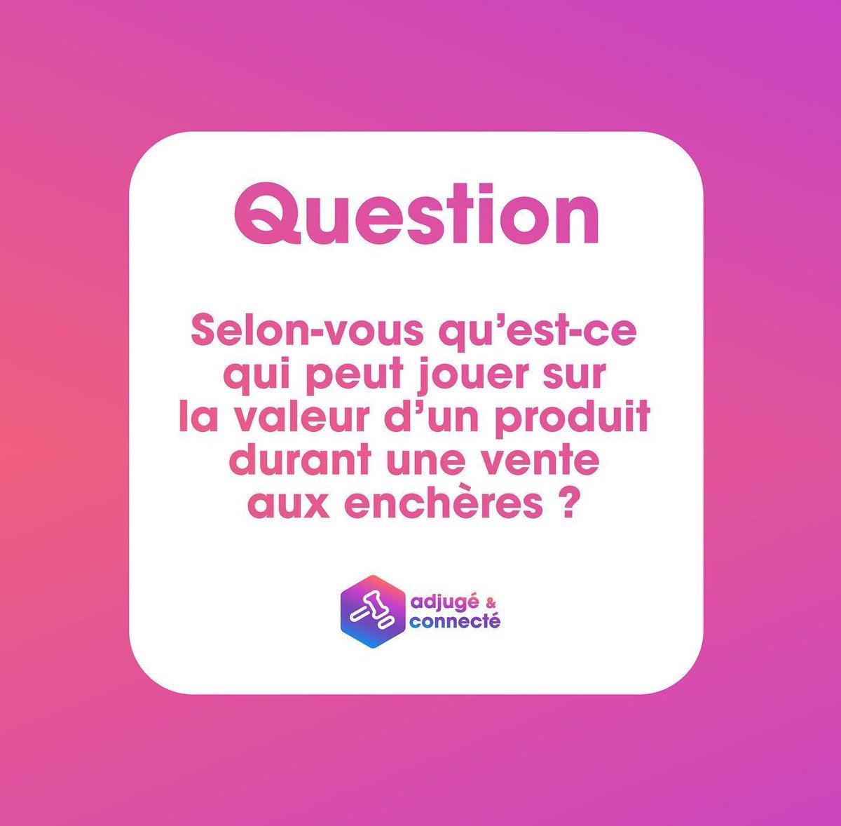 Adjuge_Connecte's tweet photo. Qu’est ce qu’une ventes aux enchères ?
🧐🖼⛓💰 #Auction #nft #Bitcoin #art #Crypto https://t.co/T9h4vtn0bT
