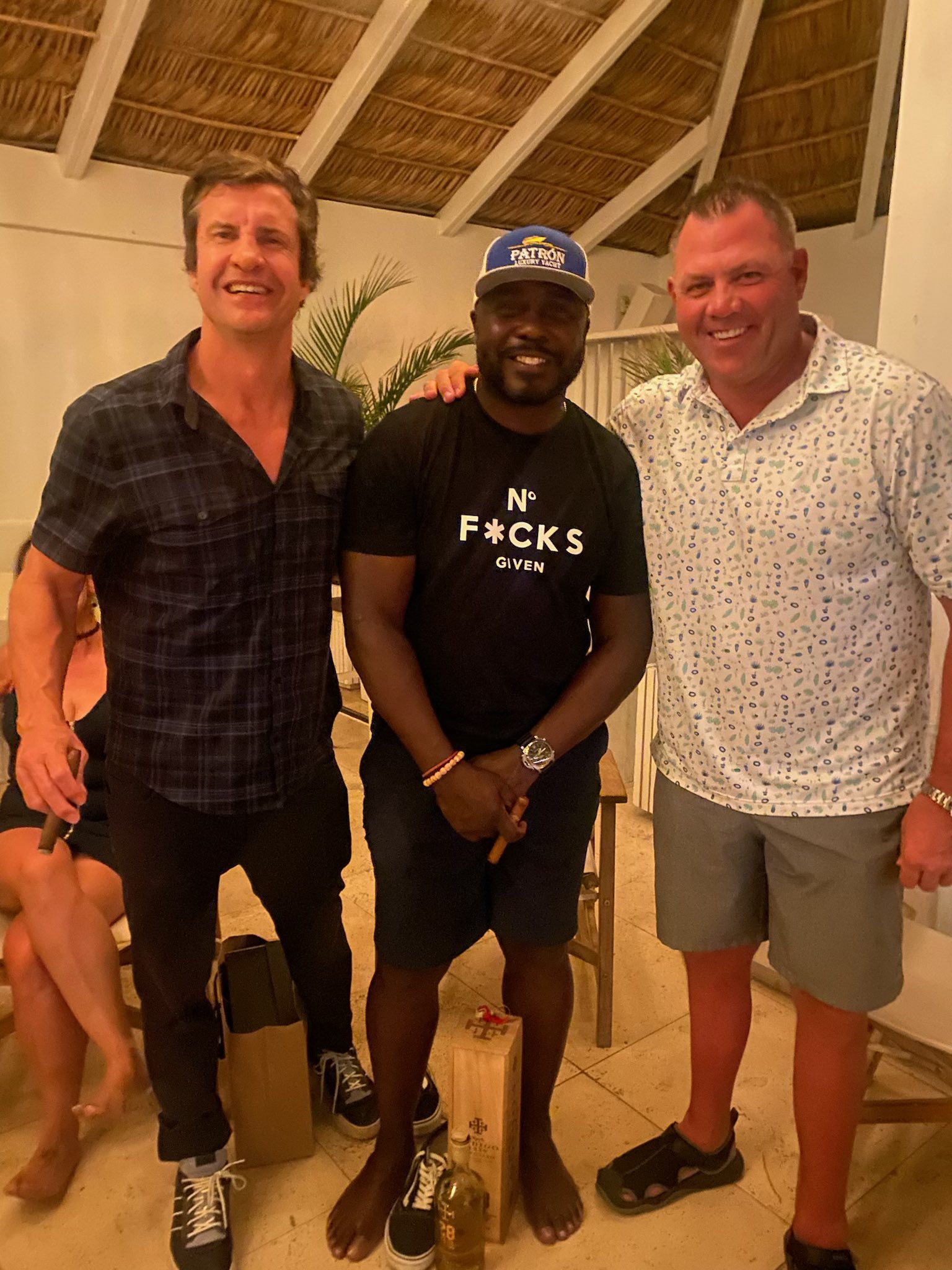 Happy birthday to my ex teammate and friend Marshall Faulk. Thanks for the invite 
