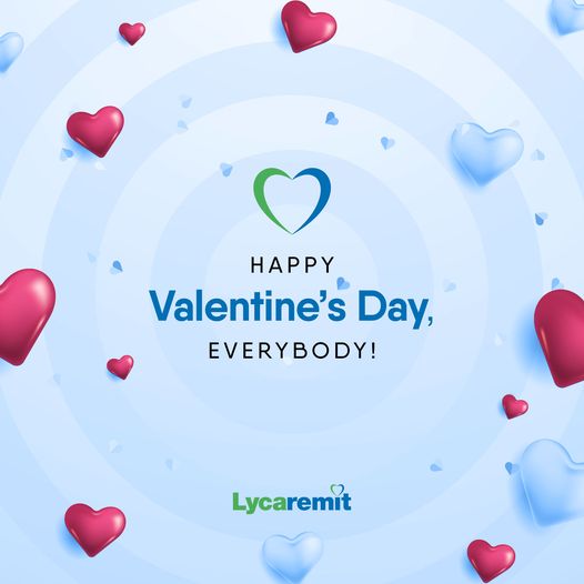 lycaremit's tweet photo. Happy Valentine's Day Everybody #valentines2022 #valentinesday2022 #sendmoney #lycaremit #lycaremitapp #sendmoneyapp https://t.co/LBAVjEUn7H