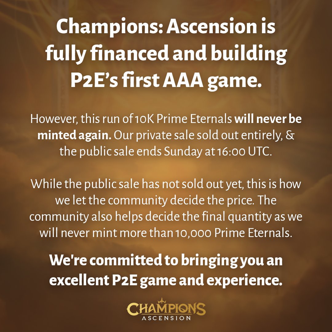 Champions Ascension tweet media