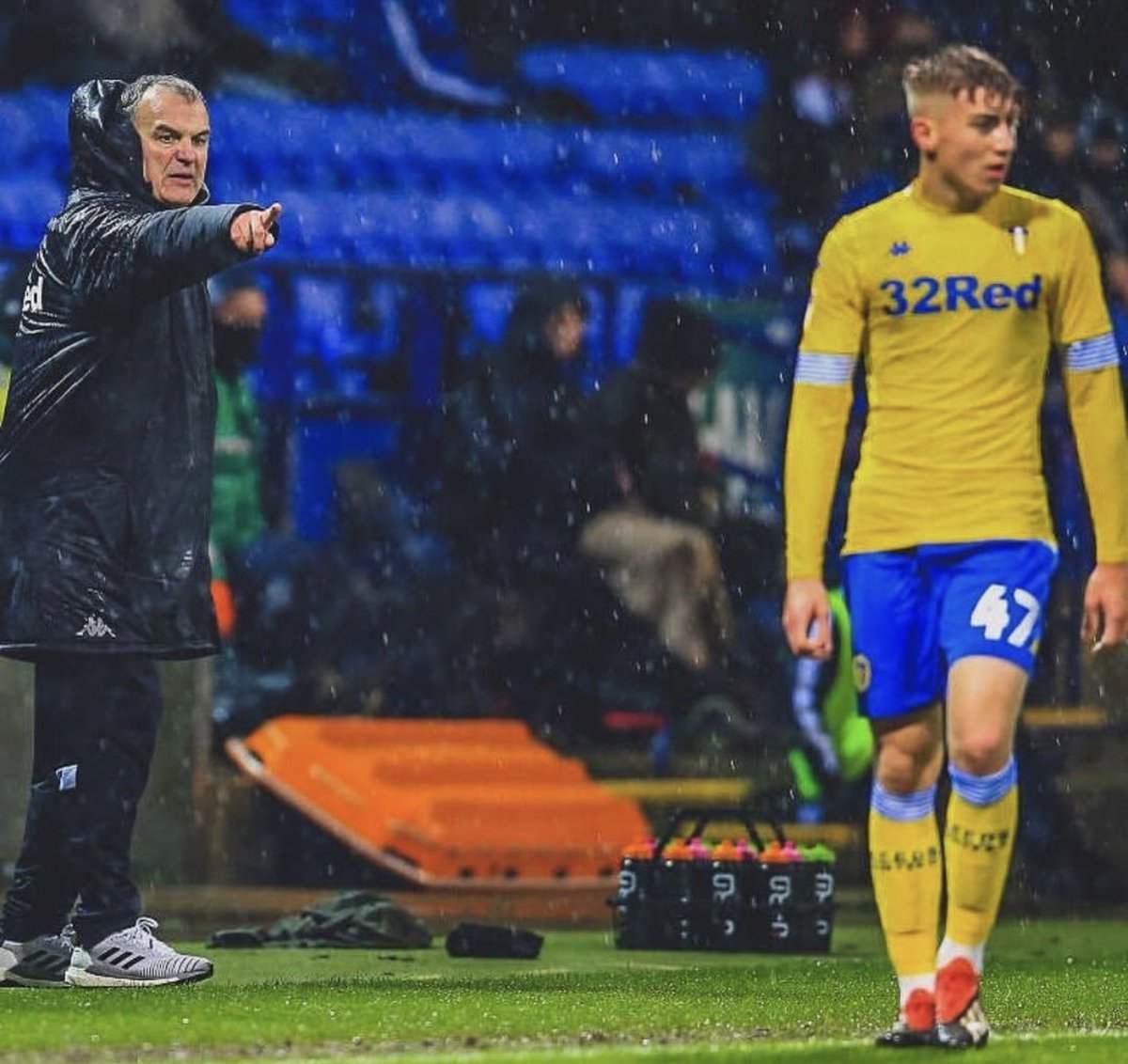 This man gave me my opportunity in football and too play for a club @LUFC that has and always will be close too mine and my families hearts something that I will always be grateful for. Thank-you Marcelo for the opportunity and belief you had in me and many others💛💙