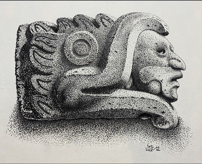 AGUILAJEDI's tweet photo. ..:.::✍🏻GuerreroÁguila✍🏻::.:.:….
#neverquitdrawing #tenochtitlán #prehispánico #artemexicano #puntillismo #puntillismoart https://t.co/lkSVCiMS6i
