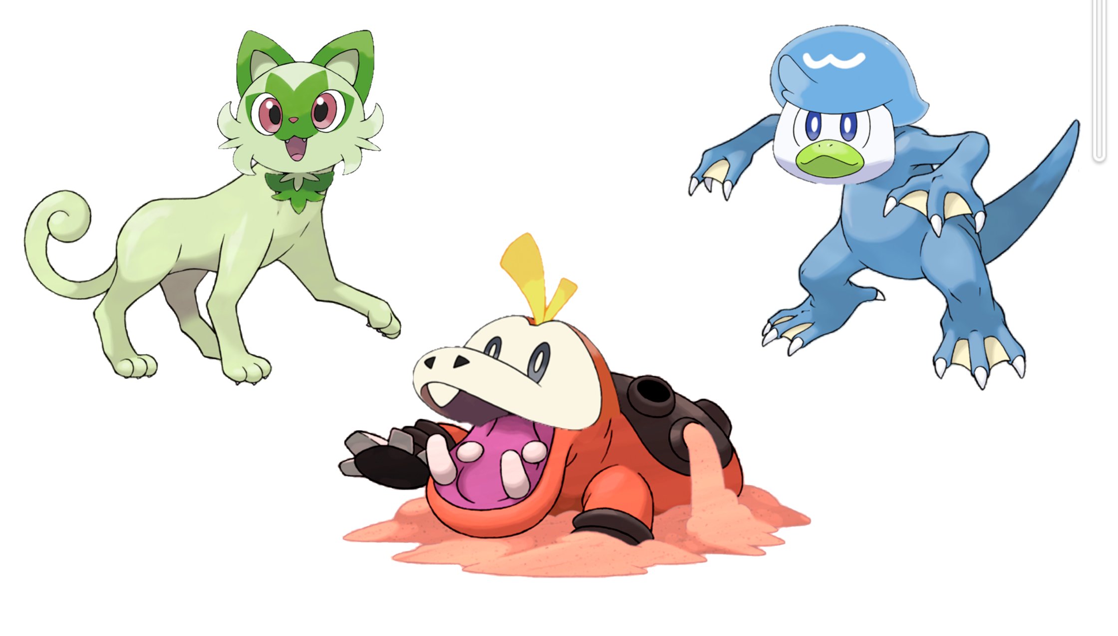 和菓子屋 月虹 ポケモン新御三家の最終進化予想 T Co 0siwbvht1c Twitter