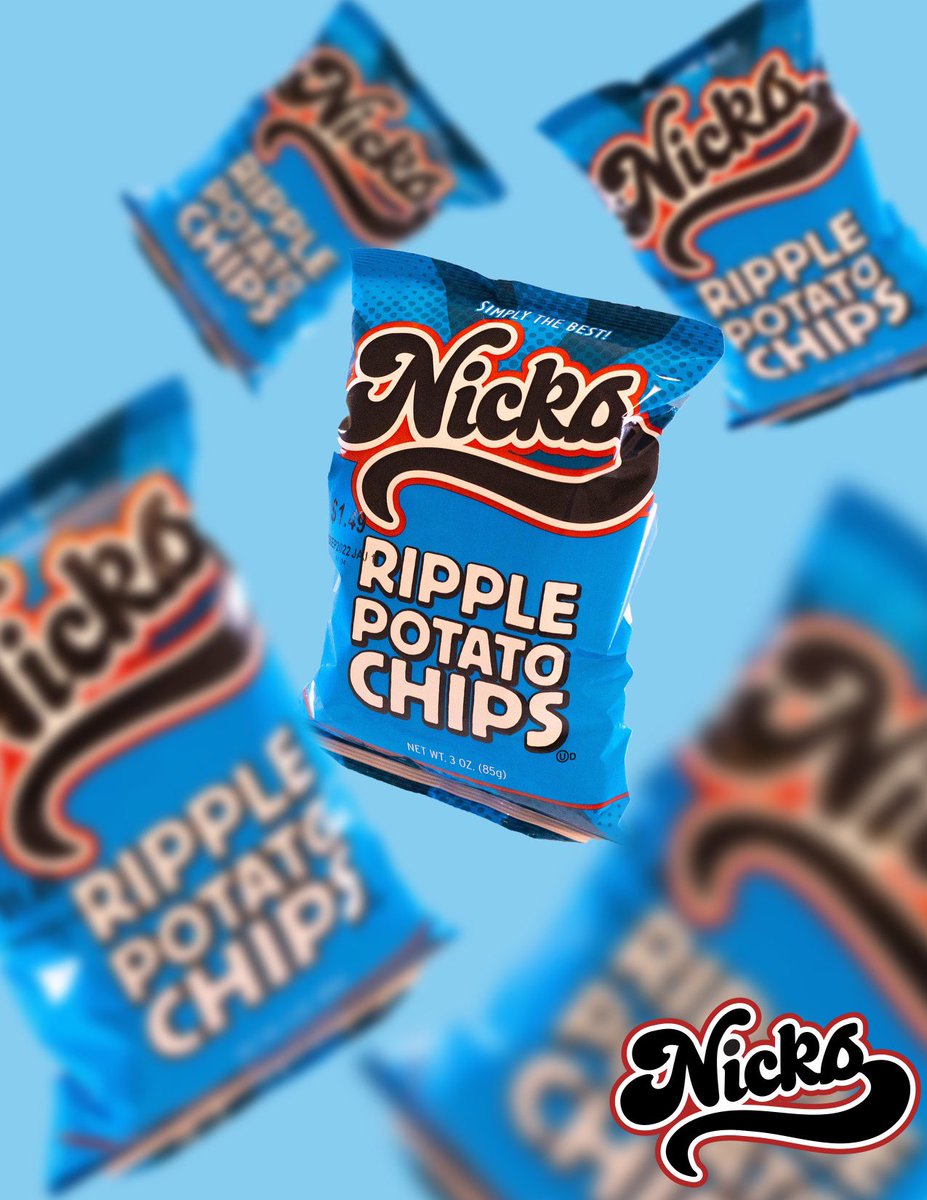 NicksChips's tweet photo. Try our Ripple potato chips! https://t.co/M8GhZlziEs https://t.co/Cvev0woMY4