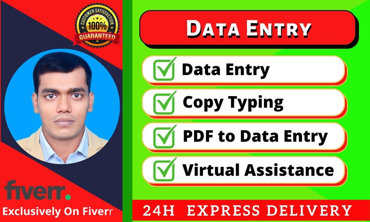 newswavebd24's tweet photo. Check out my Gig on Fiverr: I will do data entry, copy typing, PDF to data entry, copy paste, virtual assistant https://t.co/H3Vy57hOQ8 https://t.co/tOEBVBEO7u