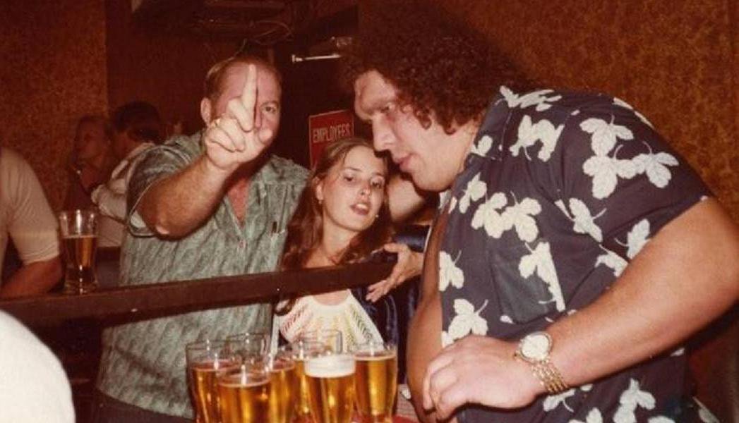 Andre The Giant Drinking