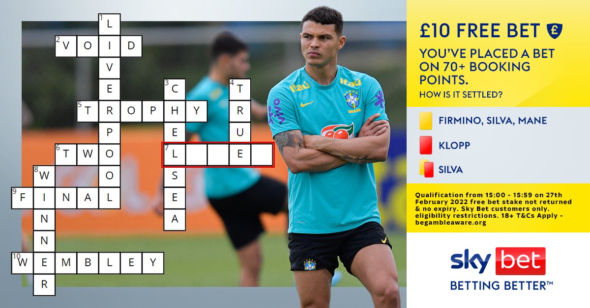 SkyBetHelp's tweet photo. 🚨 FINAL ROUND 🚨

🏆 Follow @SkyBetHelp &amp; reply with the correct answer using #FinalFinders!

👏 Well done if you answered WINNER! Only goals scored by players in their oppositions goal count towards 1st goalscorer markets.

📖 https://t.co/GvwR5uZcqg

#CHELIV https://t.co/YqHRPM50PO
