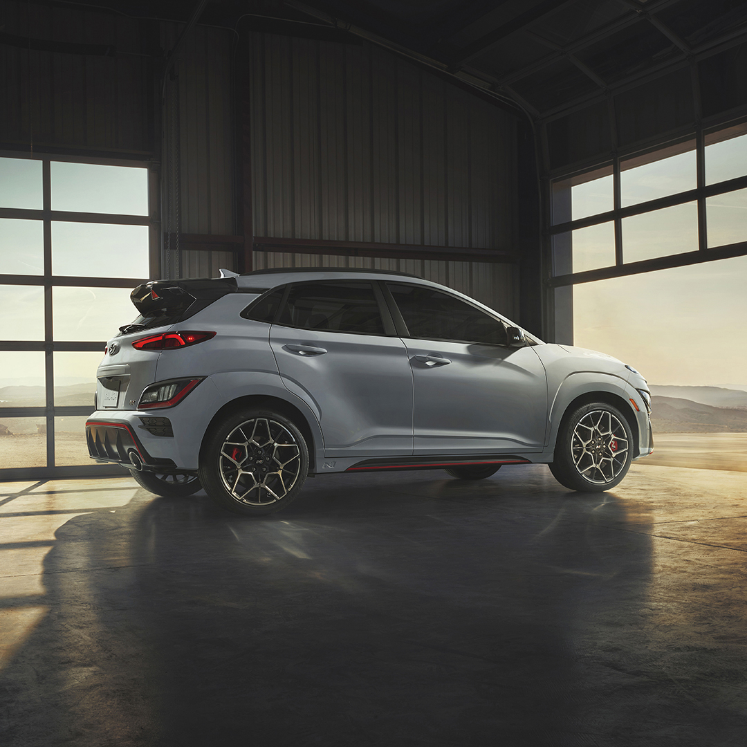 HyundaiCanada's tweet photo. Your favourite city SUV is race-track ready. The first-ever 2022 KONA N. 

Learn more: https://t.co/XFgMjNm3ep

#Nthusiasts #KonaN #NeverJustDrive https://t.co/2X8fhNdwSg