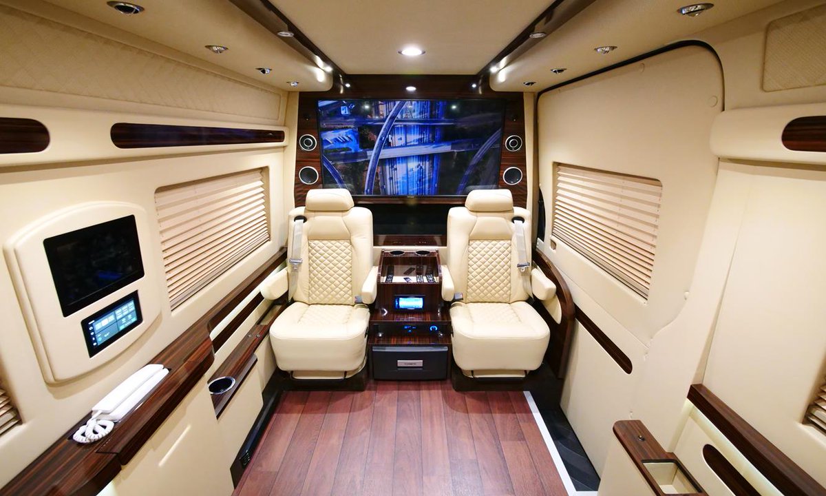 HQCustomDesign's tweet photo. Ambassador Edition features with beige interior complimented with wood accents and the ability to fit up to 7- passengers.
https://t.co/eKuZHX5o8U
#HQCustomDesign #BusinessTravel #TeamBuilding #CorporateLife #CustomCars #LuxuryCars https://t.co/HiT8bmrhXp